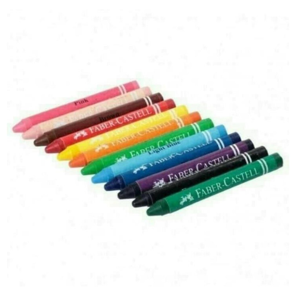 FABER CASTELL (Hàng Mới Về) Bút Sáp Tẩy Lông 16 Màu Sắc Tùy Chọn