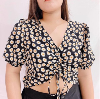 Áo Kiểu[Bigsize][Sale Xả] Chất lụa Kiểu Rút Dây
