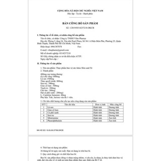 GIẢM CÂN SLIM (tặng kèm 1bình)