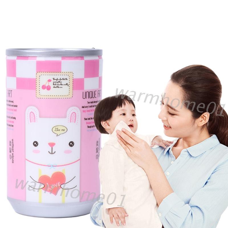 (Hàng Mới Về) Hộp 30 Tờ Khăn Giấy Ướt Mini Tiện Dụng Cho Du Lịch