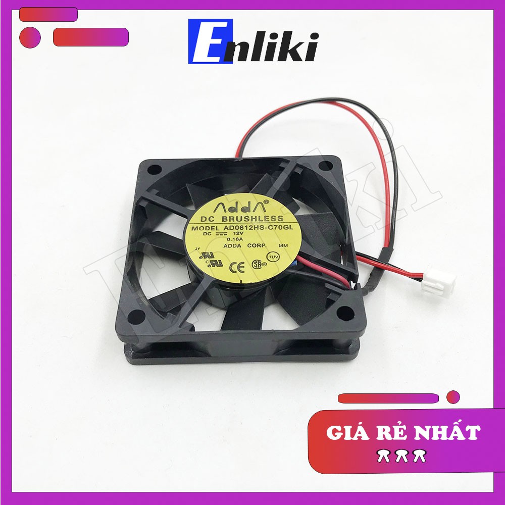 Quạt tản nhiệt 6x6x1.5cm 12V 0.16A