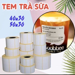 Decal Mã Vạch - Tem Dán Nhãn 50x30mm
