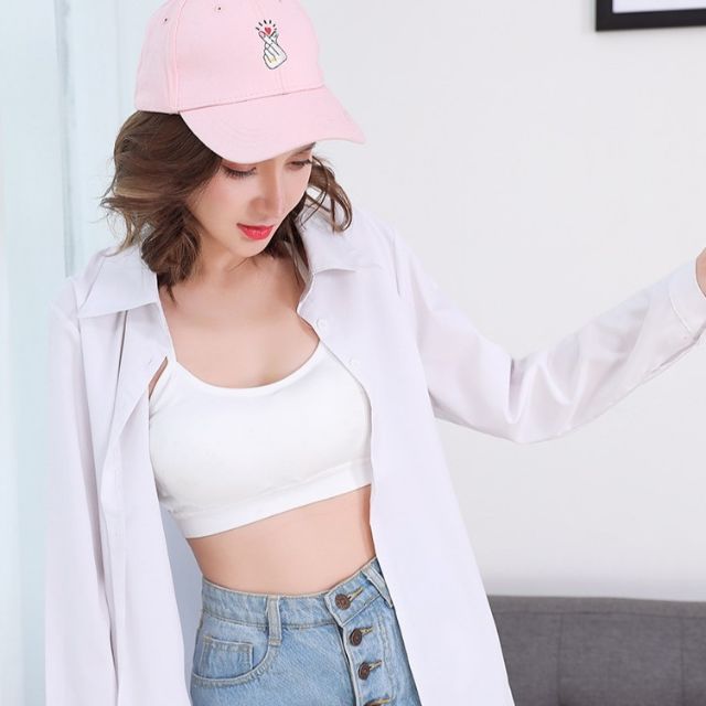 Áo bra yếm in hình săm có đệm sẵn hot hit
