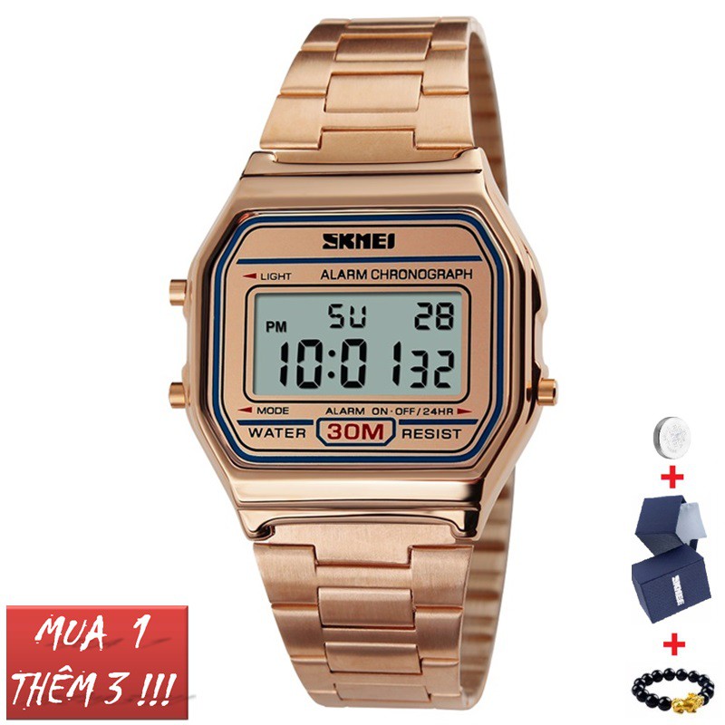 Đồng Hồ Nam Nữ SKMEI 1123 Dây Thép Không Gỉ, Đồng Hồ Điện Tử Trẻ Trung, Năng Động - HÀNG CHÍNH HÃNG [FULLBOX] | BigBuy360 - bigbuy360.vn