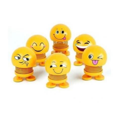 COMBO 2 Con Emoji biểu cảm lò xo lắc đầu - Siêu Chất - Siêu Vui AA