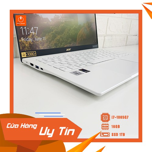 Acer Swift 5 SF514 Nặng Chỉ 0,9kg I7 1065G7 RAM 16GB SSD Nvme 1TB New 100% | WebRaoVat - webraovat.net.vn