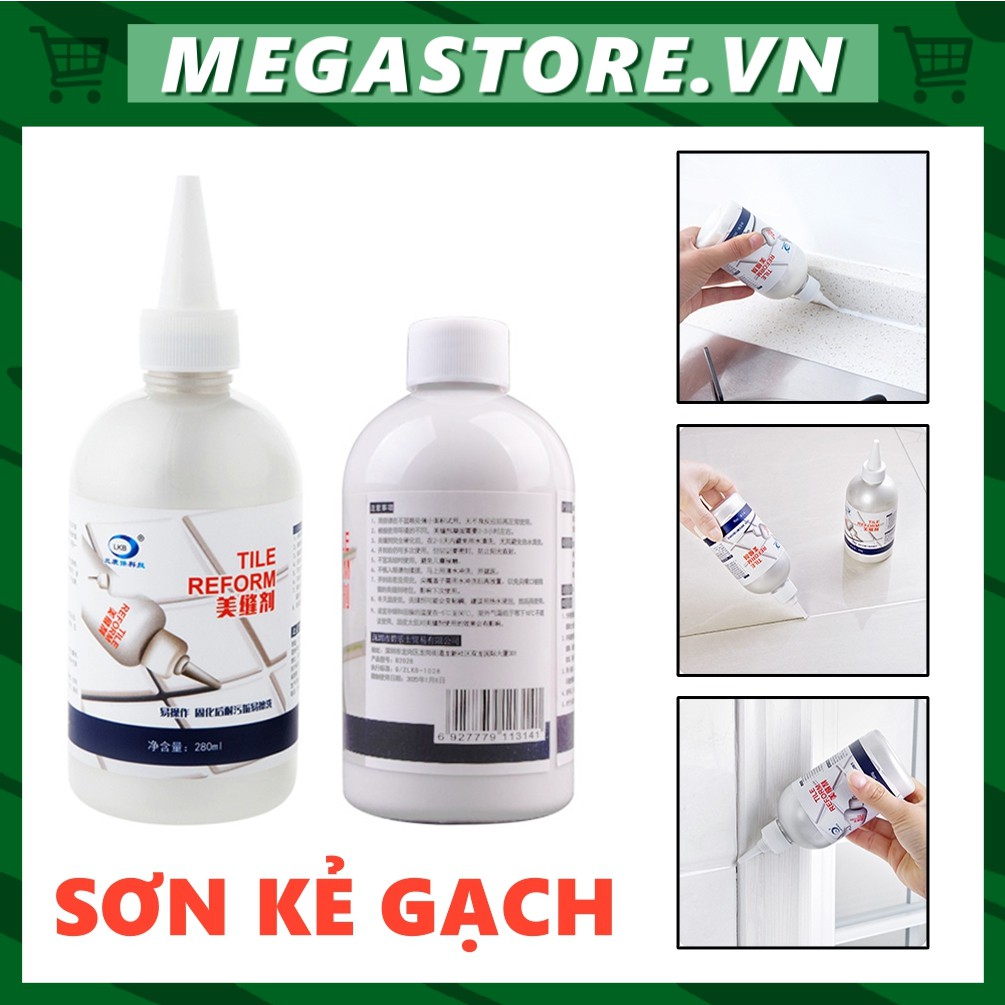 Hộp Sơn Chỉ Gạch Làm Trắng Mạch Gạch Sàn Nhà Megastore