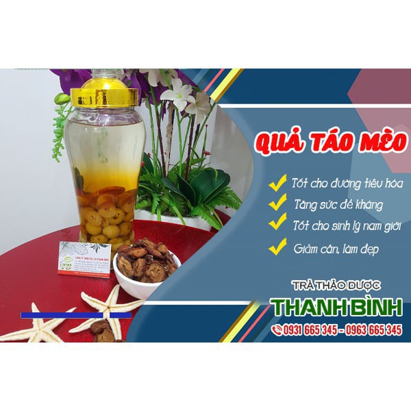 Táo Mèo Khô 100g - Hàng Chất Lượng 100% - Đông Y Thanh Bình