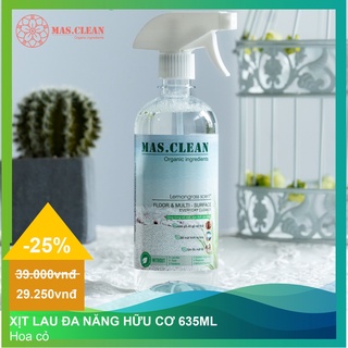 Nước lau bếp - kính và các bề mặt Mas.Clean - chai 635ml