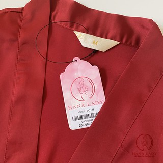 Áo choàng lụa ngủ cao cấp