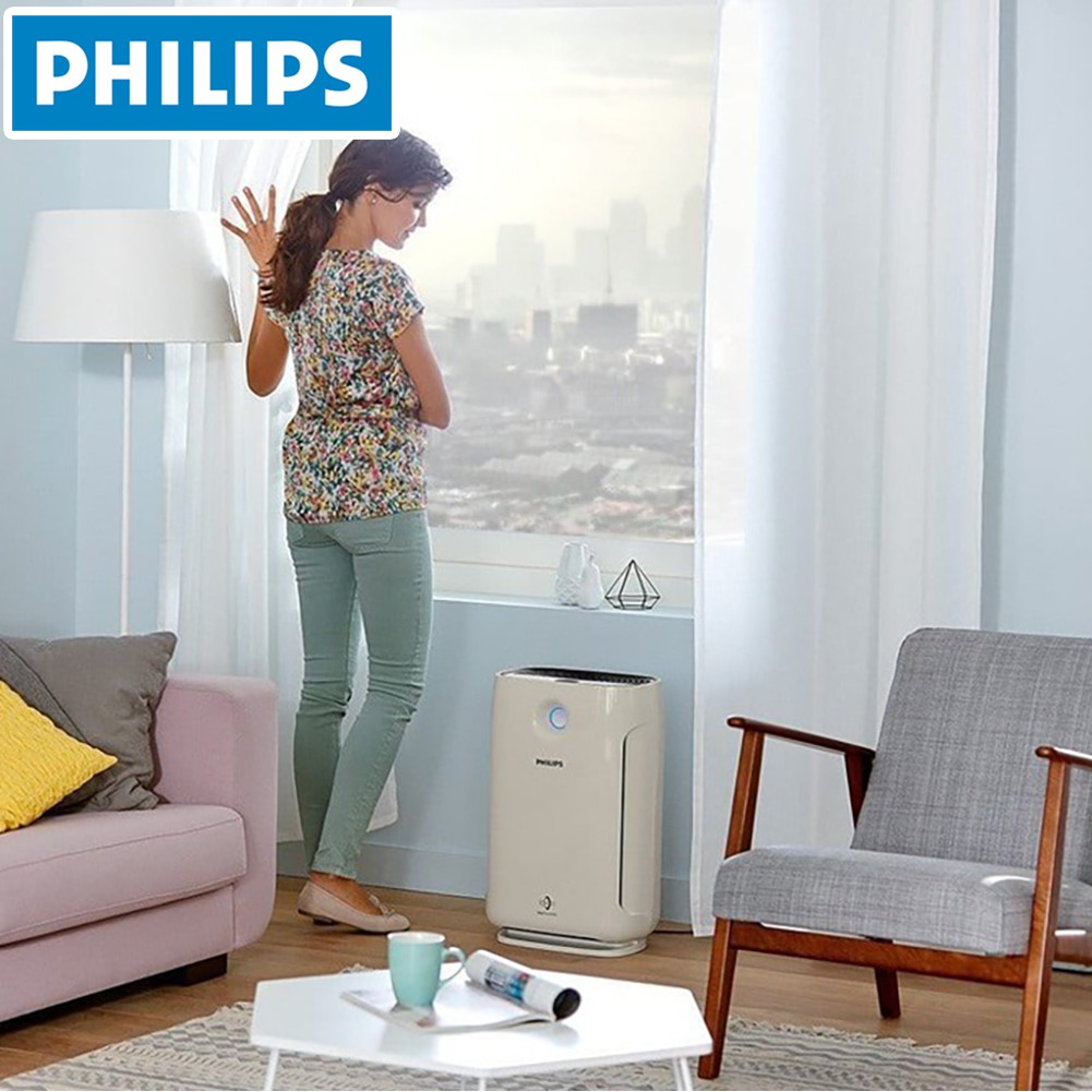 Máy lọc không khí khử mùi khử độc, kháng khuẩn dùng trong gia đình Philips AC2886 Công suất 56W - Bảo hành 24 tháng