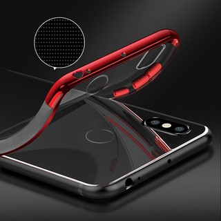 For Xiaomi Mi Max 3 Ring Stand Soft Plating Clear Cover