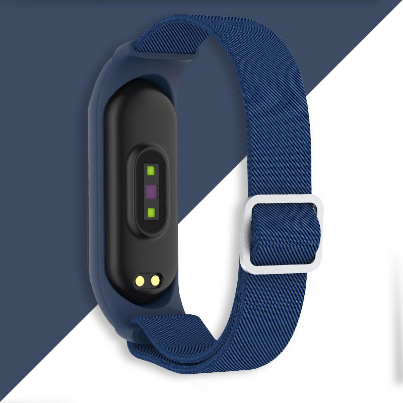 Dây Đeo Nylon Mềm Thoáng Khí Cho Đồng Hồ Thông Minh Xiaomi Mi Band 7 6 5 4 3