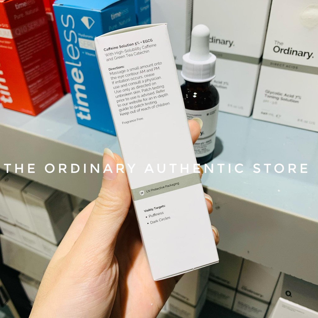 Serum The Ordinary Caffeine Solution 5% + EGCG - Tinh chất giảm quần thâm mắt ( 30mL ) | BigBuy360 - bigbuy360.vn