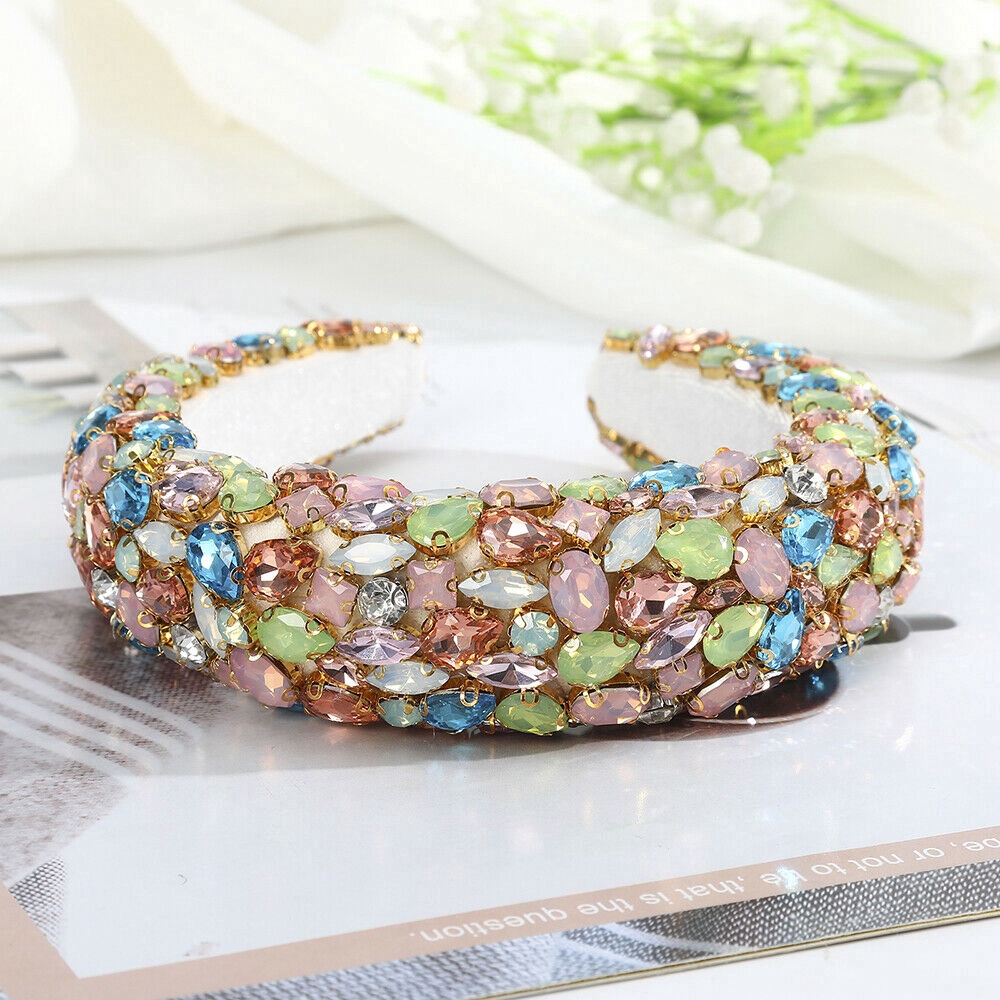 Băng Đô Cài Tóc Đính Đá Lấp Lánh Cho Nữ