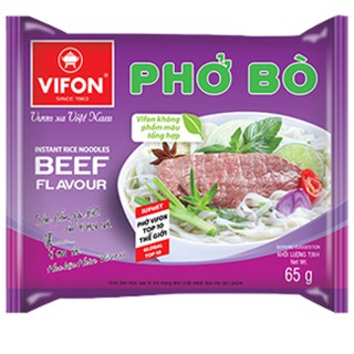 [MỚI] - Thùng 30 gói phở bò Vifon 65g