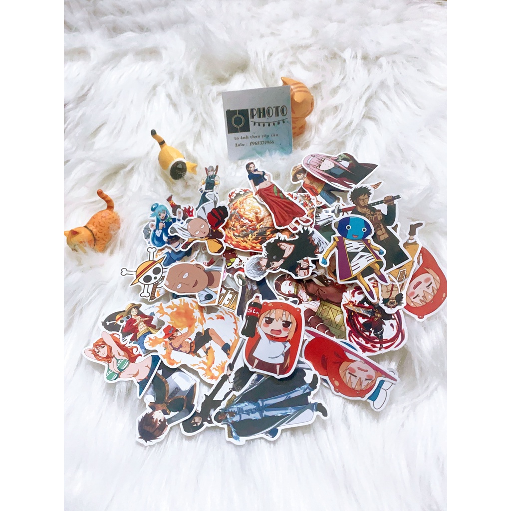 SET 20 - 30 Sticker In Theo Yêu Cầu  Idol , Anime , Game , Ảnh tự chụp , Diễn viên .....