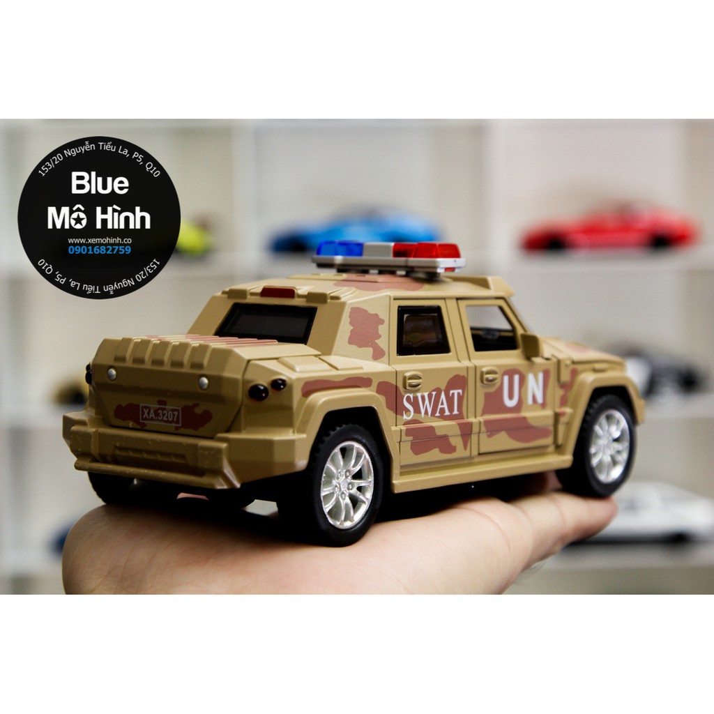 Blue mô hình | Xe cảnh sát mô hình Dartz SUV Police 1:32