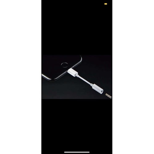 Jack chuyển đổi  lighting sang 3.5 bóc hộp phụ kiện