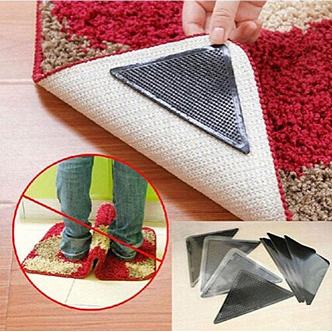 Upe-4 Chiếc Thiết Thực Chống Trượt Kẹp Thảm Sáng Tạo Thảm Thảm Kẹp