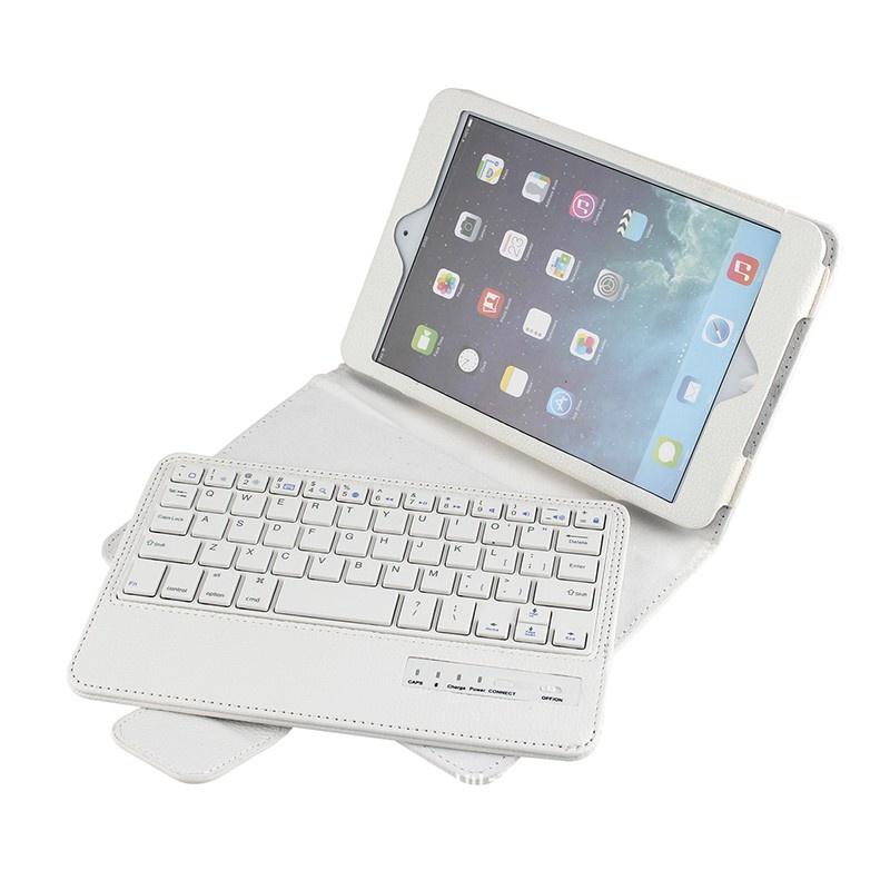 Keyboard Bluetooth Keyboard Protective Cover Split Keyboard Leather Case for iPad MINI Leather Protective Cover Keyboard