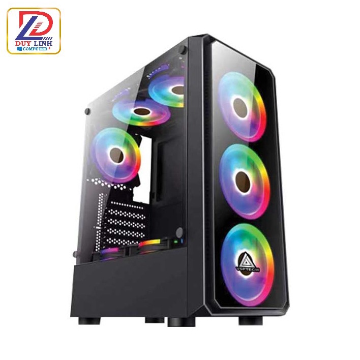 [Mã ELHAMS5 giảm 6% đơn 300K] Vỏ máy tính Gaming Các Loại Case trong suốt lắp led đẹp(chưa có fan led)