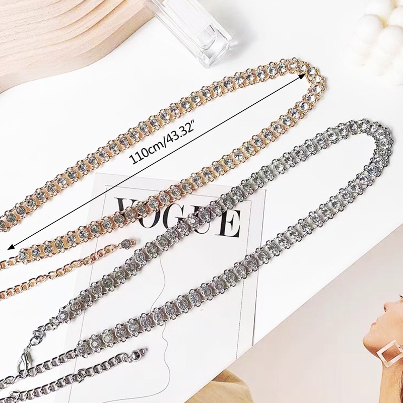 Thắt Lưng Dây Xích Màu Vàng / Bạc Quyến Rũ Trang Trí Đầm Cho Nữ