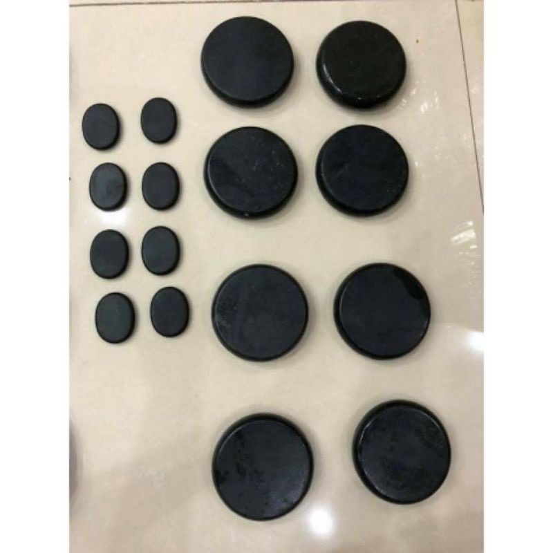 Đá Nóng Spa - hộp đá massage 16 viên