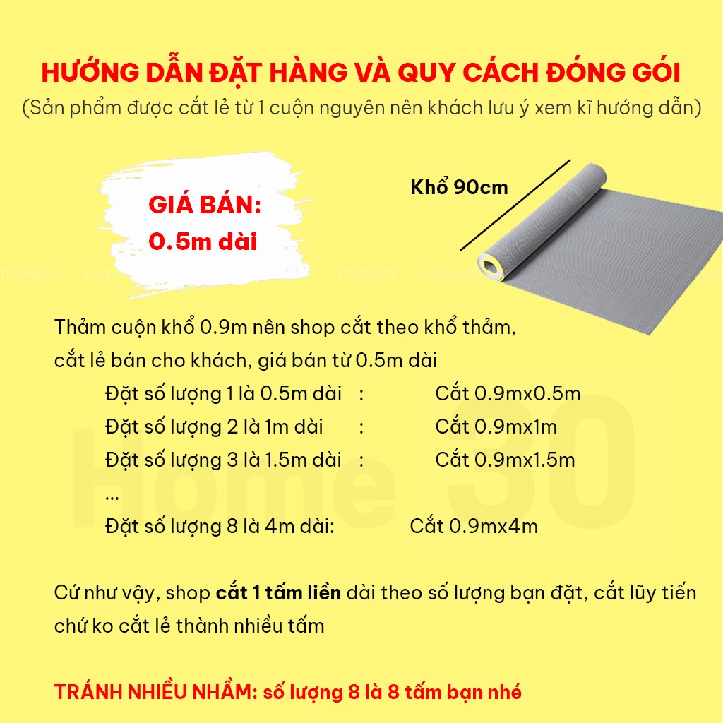 Thảm nhựa lưới chống trơn trượt nhà tắm bể bơi sảnh nhà khổ 90cmx50cm