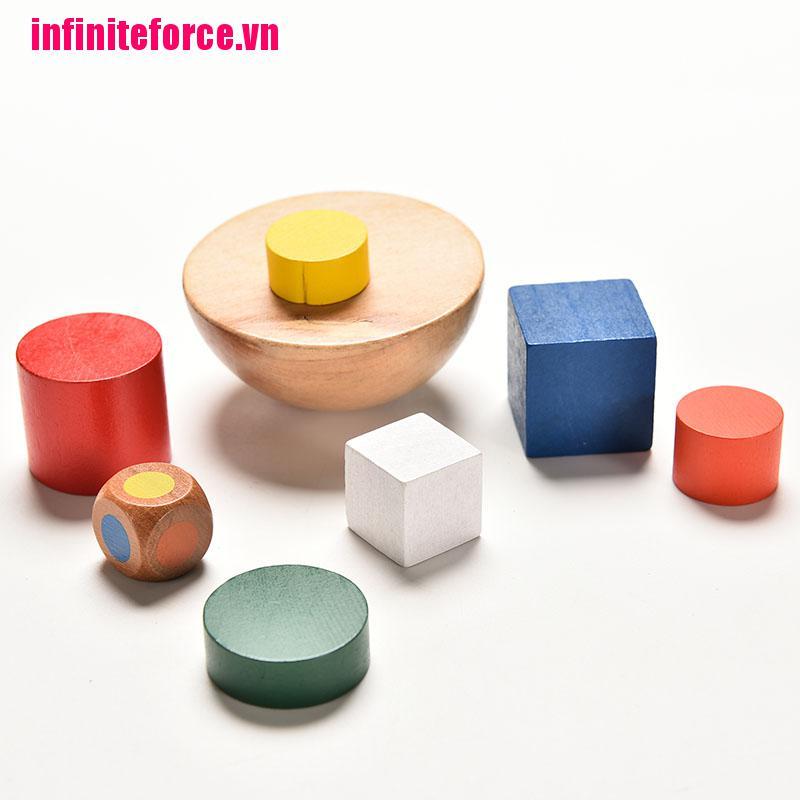 Bộ 5 Món Đồ Chơi Xếp Hình Cân Bằng Bằng Bằng Gỗ