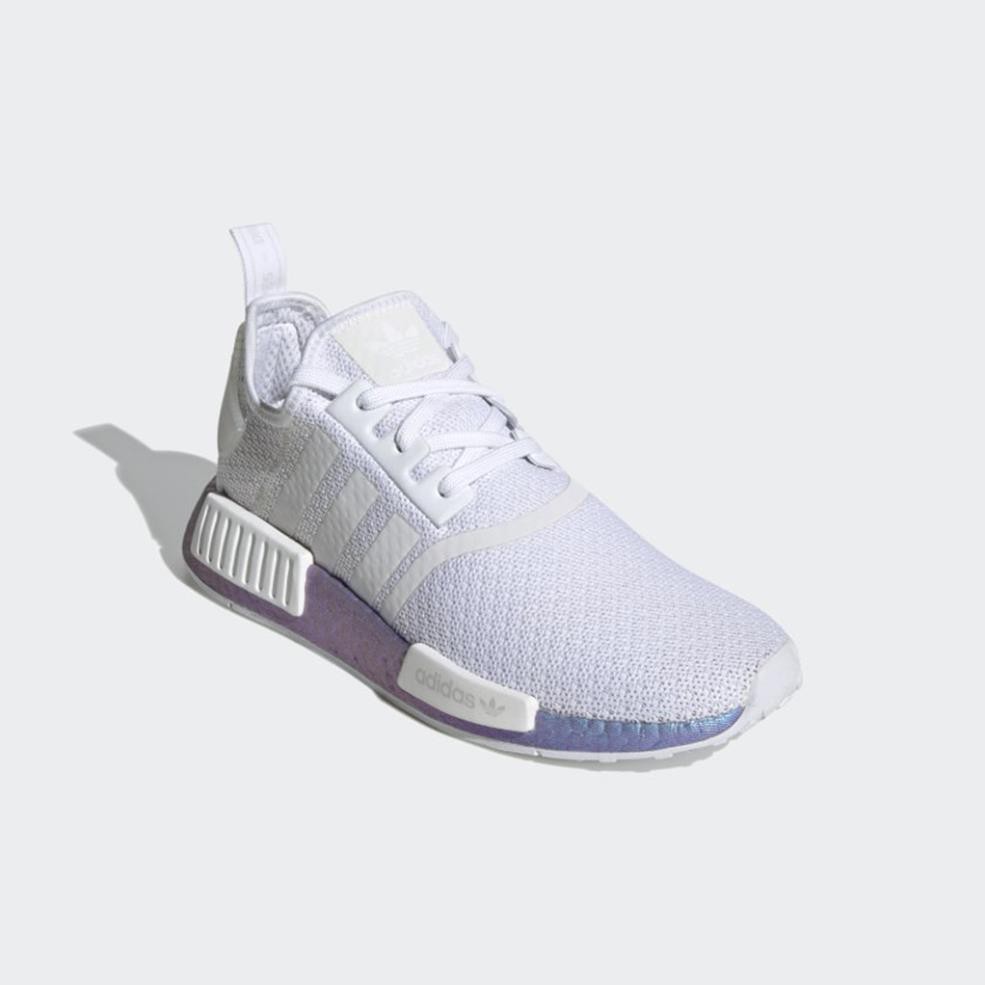 [Hạ Giá] Giày Sneaker Thể Thao Nam Giày Thời Trang Adidas NMD R1  Trắng Xanh FV5344 - Hàng Chính Hãng - Bounty Sneakers