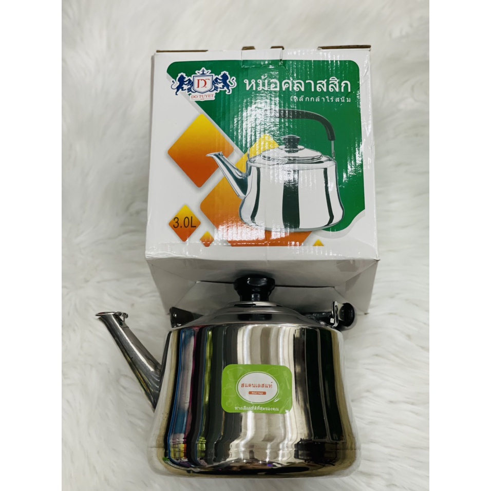 Ấm đun nước Inox Thái Lan Bền DàyThái lan