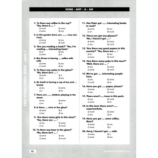 Sách 1500 Structured Tests Level 1