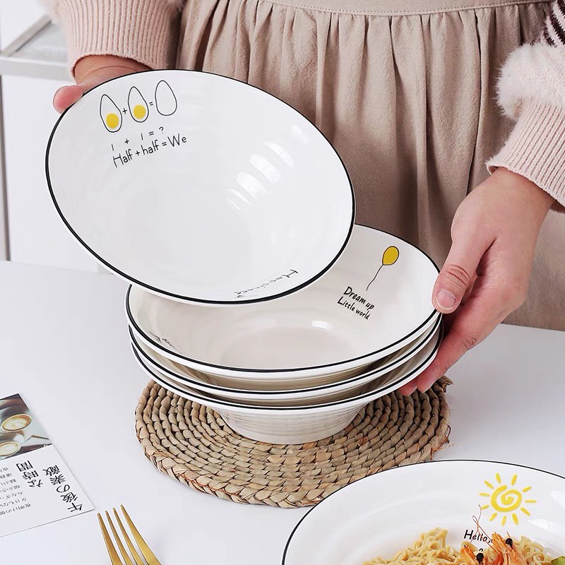 Bát,tô sứ,bát mỳ,tô mỳ họa tiết xinh xắn phong cách NHẬT BẢN.