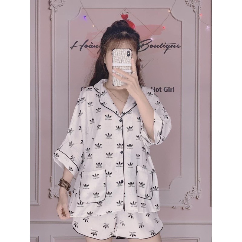 Đồ Bộ Satin Lụa Đùi Cánh Dơi | BigBuy360 - bigbuy360.vn