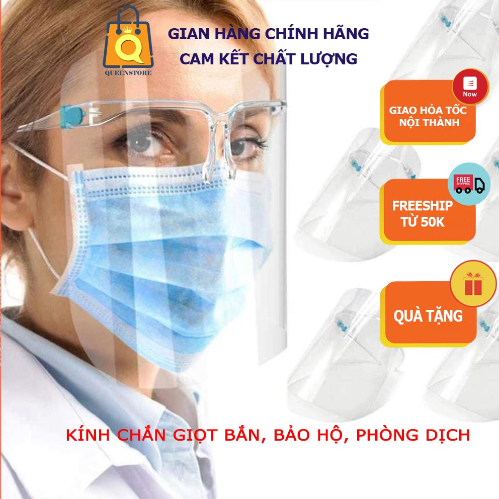 Mặt Nạ Phòng Dịch, Kính Chống Giọt Bắn Trong Suốt Thời Trang, Kính Bảo Hộ Chống Bụi Bẩn, Kính Đi Mưa