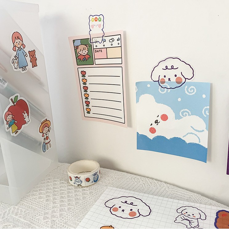 Sticker Cắt Sẵn Đóng Gói Set 40/20 Miếng Deco Sticker, Phi Hành Gia | ST058