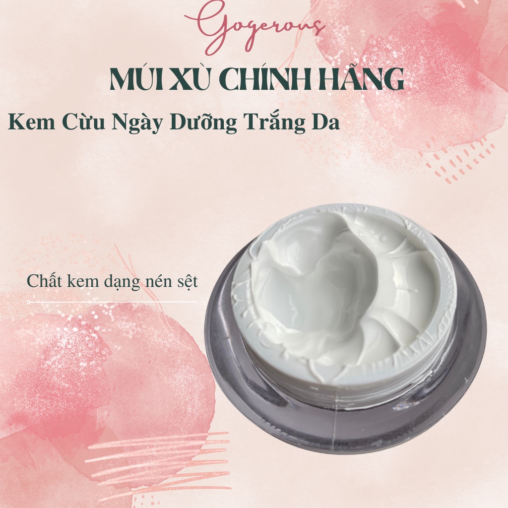 Kem cừu ngày MÚI XÙ GOGEROUS chính hãng trang da 50g, Tinh chất dưỡng ban ngày
