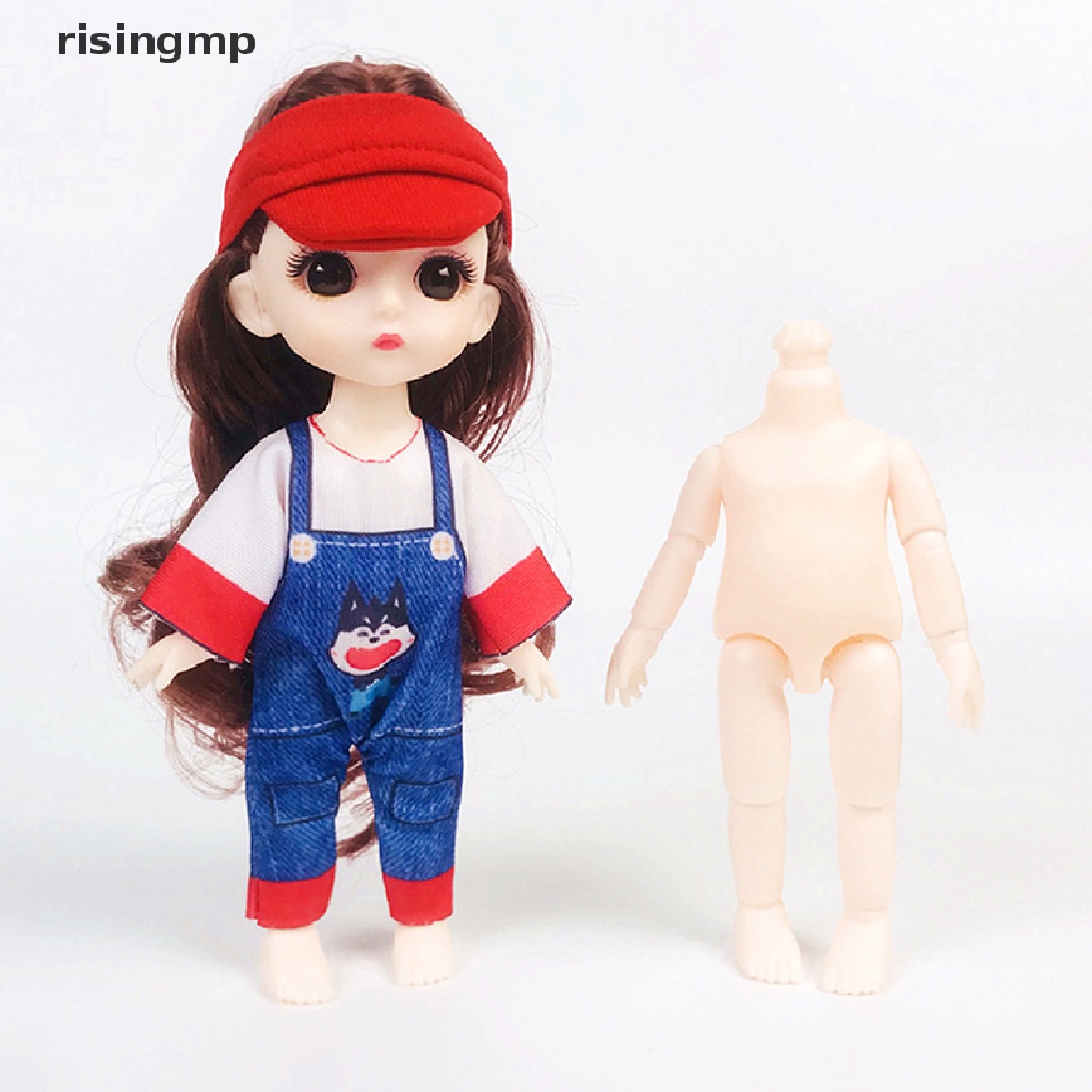 Bộ Quần Áo Thời Trang Cho Búp Bê 16-17cm ob11 1 / 12 ♨Trên đó