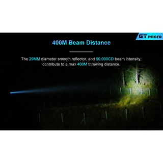Đèn pin Lumintop GT Micro chiếu sáng 1000 Lumens