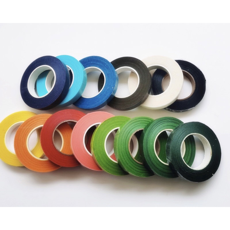 Băng dính sáp quấn cành hoa, keo sáp làm handmade