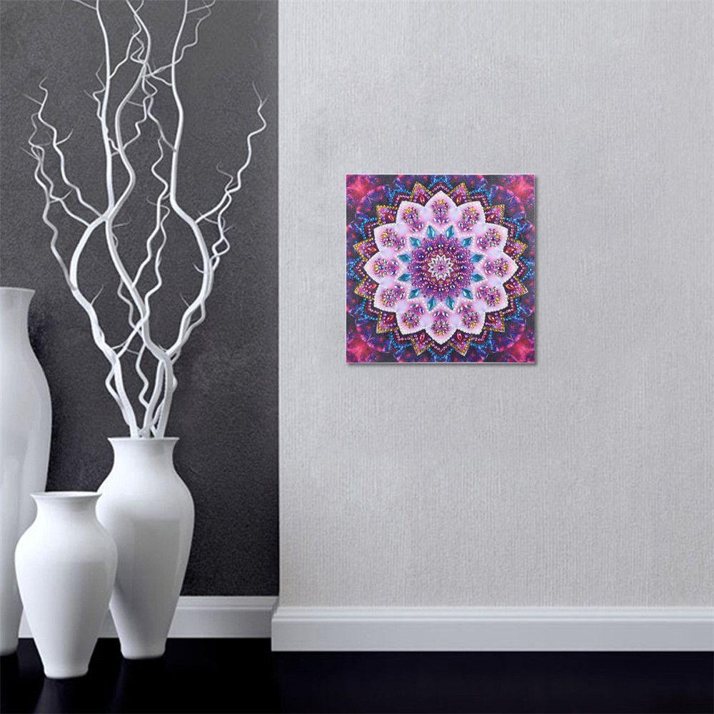 ORIENTLII Bộ Tranh Đính Đá 5D Tự Làm Hình Phong Cảnh Nhà Mandala