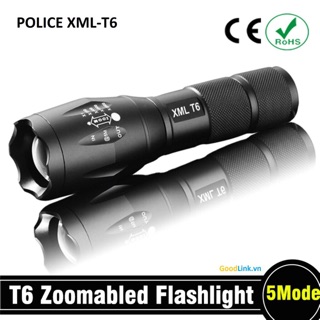Đèn pin siêu sáng Police XML -T6 (Made in Japan)