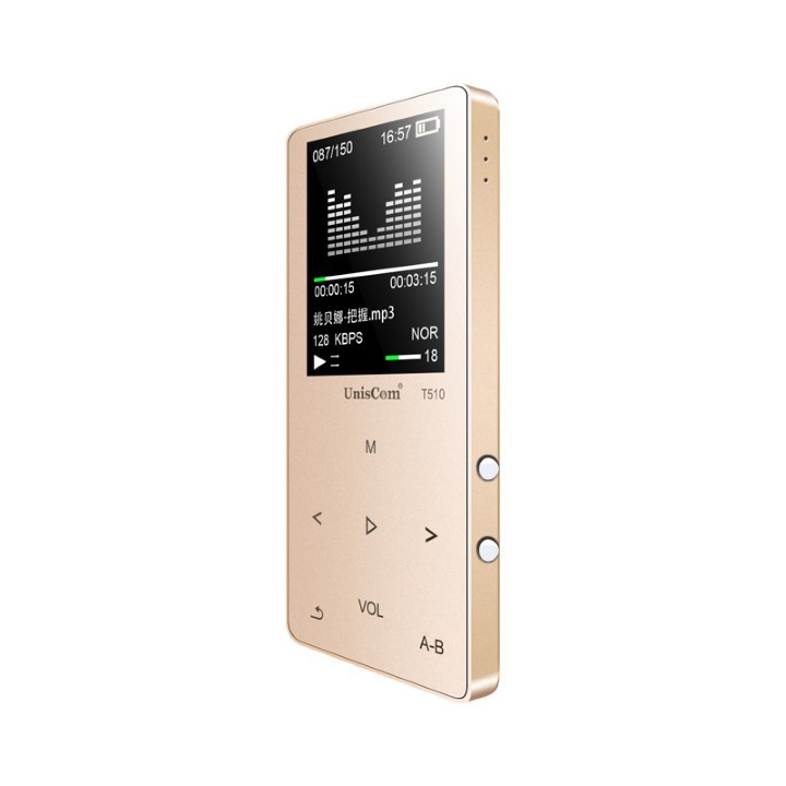 [BẢO HÀNH 1 ĐỔI 1] MÁY NGHE NHẠC MP3 LOSSLESS UNISCOM T510 8GB