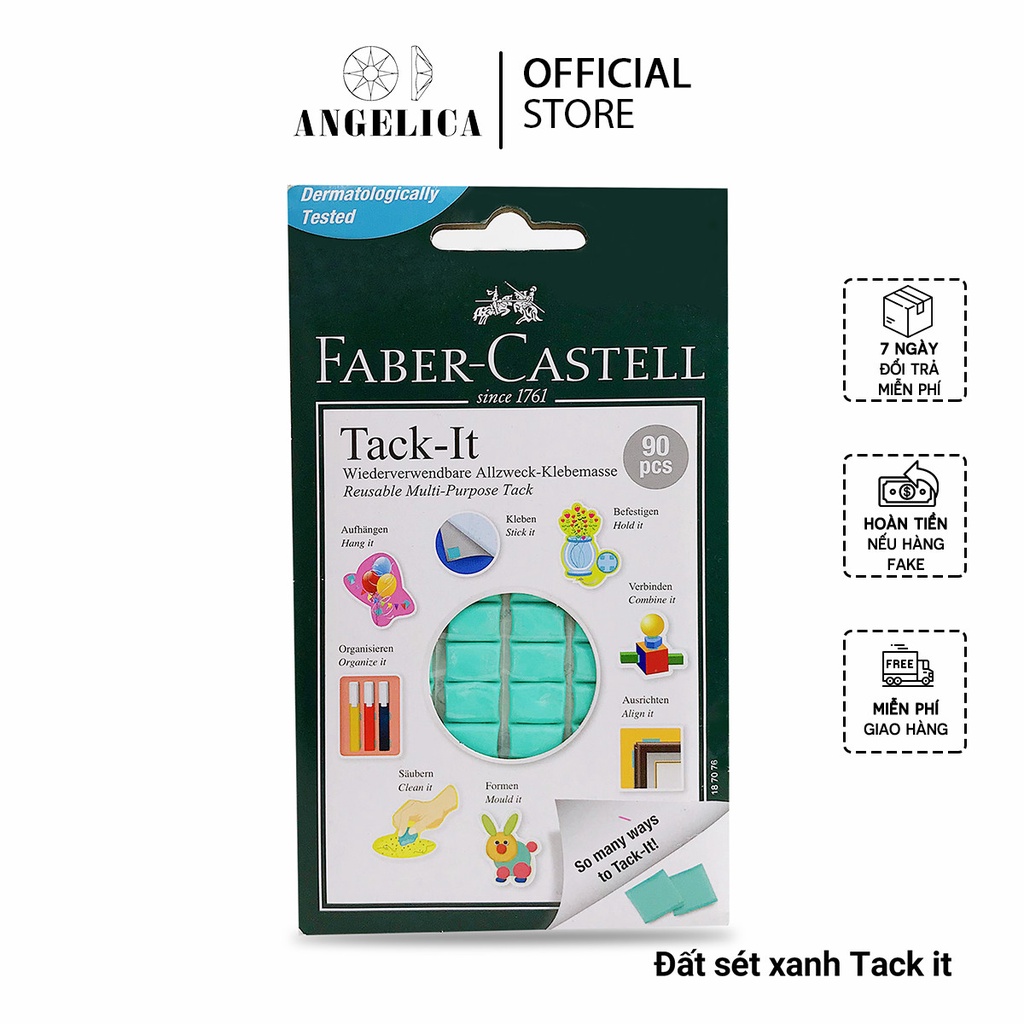 Đất Sét Xanh Dính Cố Định Nail Gắn Móng Tay Giả ANGELICA DSX