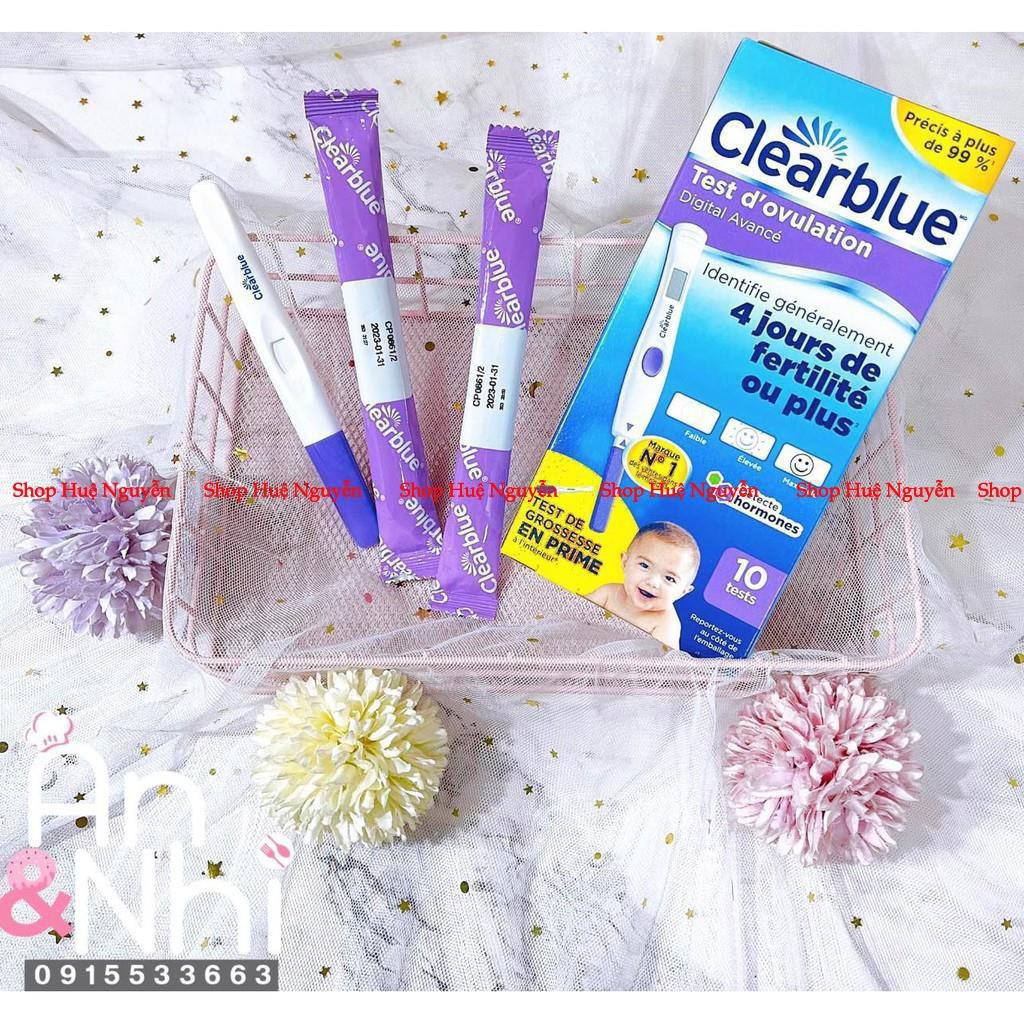 Que thử rụng trứng điện tử Clearblue 4 or more 3 nấc hiển thị hộp 20 que