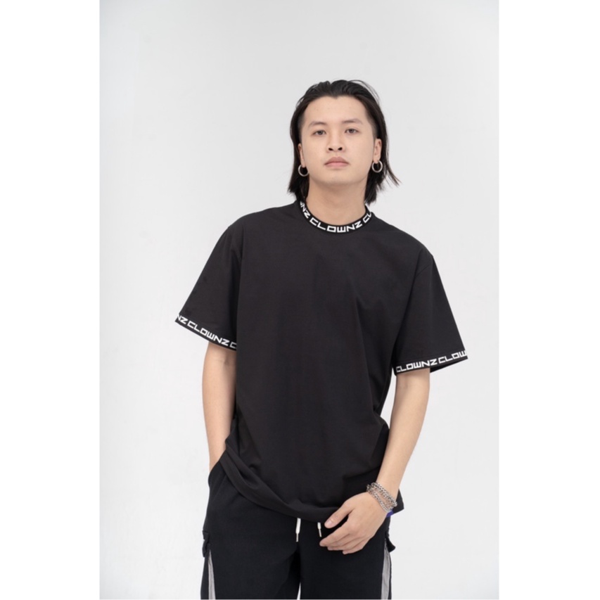 Áo thun tay lỡ local brand Clownz Basic V3 nhiều màu, phông trơn cổ tròn form rộng, cotton, unisex nam nữ