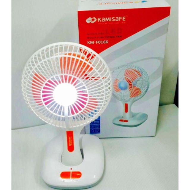 QUẠT TÍCH ĐIỆN KIÊM ĐÈN GẤP GỌN 2 TRONG 1