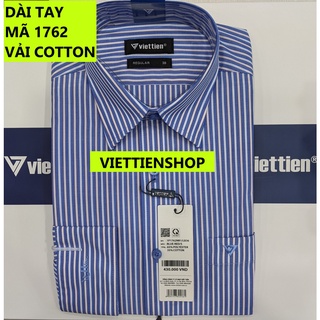 (1762 SL) ÁO SƠ MI VIỆT TIẾN DÀI TAY KẺ SỌC