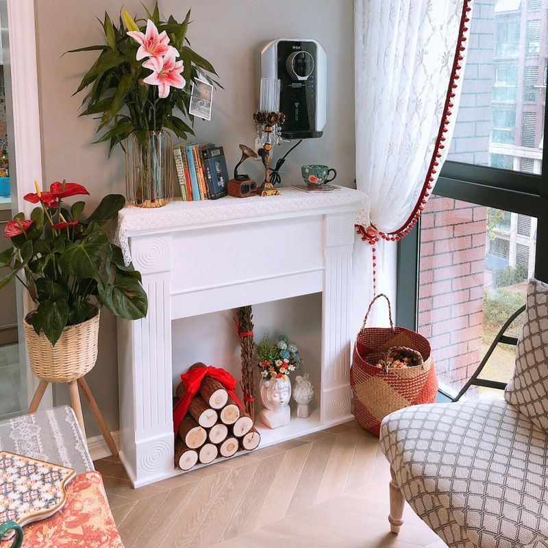 Kệ lò sưởi trang trí noel, trang trí cửa hàng, shop thời trang.